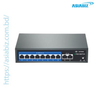 Jovision JVS-S10-8P-120W 8 Port PoE Switch